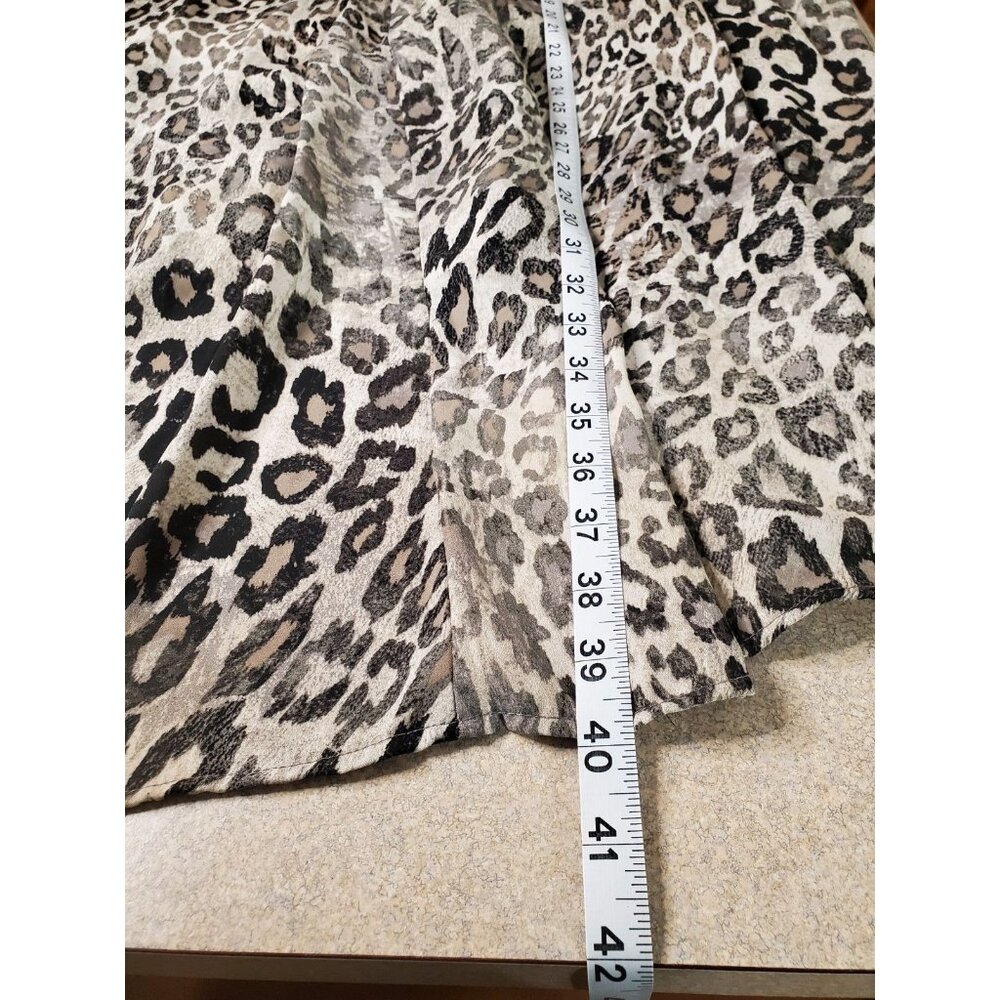 NWT East Adeline Wrap Skirt Animal Print Size 3XL MSRP $59 Boho Beach High Low - Picture 6 of 14